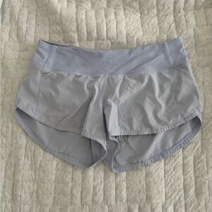 lululemon athletica Women's Light Blue Athletic Shorts